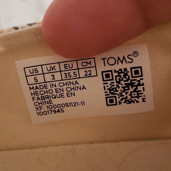 NWOT Toms Animal Print Slip-On Casual Shoes Sz 5 - Picture 6 of 7